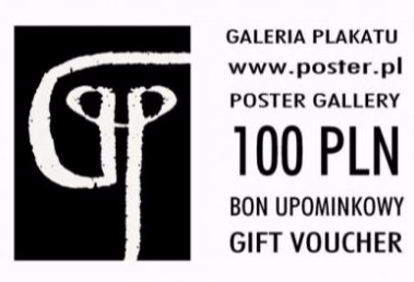 gift voucher, polish poster gallery