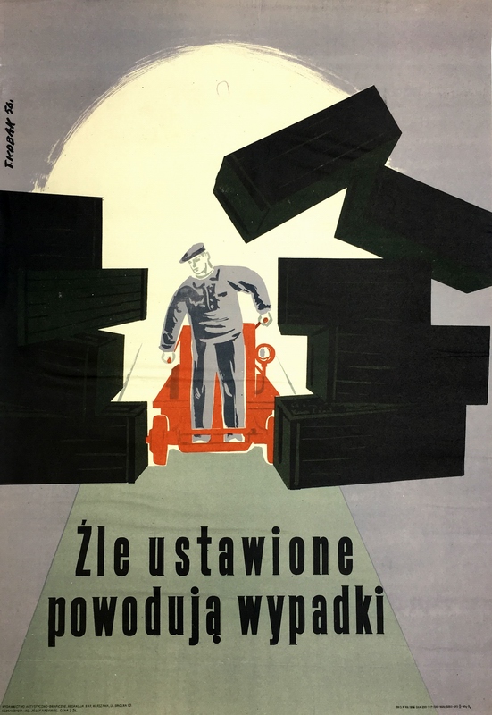 Źle ustawione powodują wypadki, Badly set up causes accidents, Kobak Tadeusz