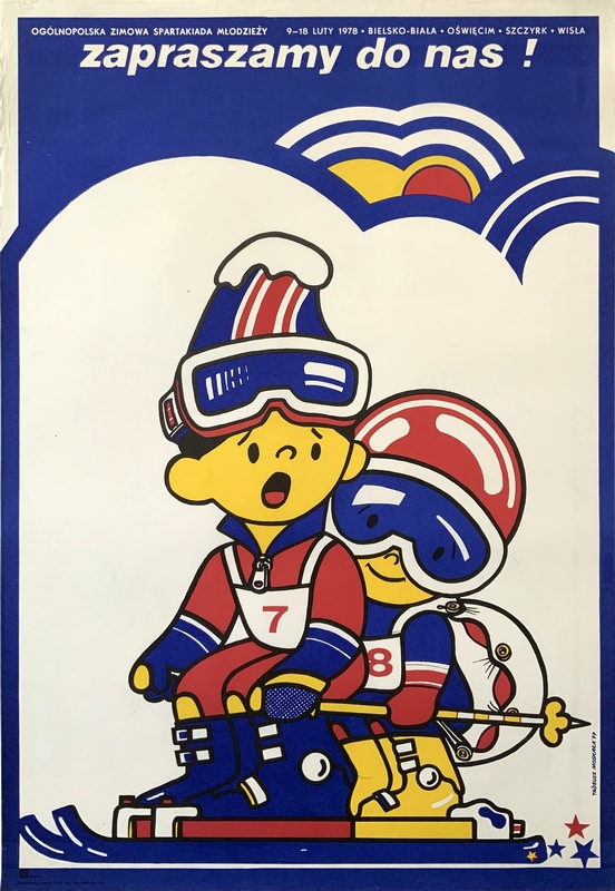 Ogólnopolska Zimowa Spartakiada Młodzieży. Bielsko Biała, Oświęcim, Szczyrk, Wisła., Polish National Winter Youth Spartakiad, Moskala Tadeusz Ogólnopolska Zimowa Spartakiada Młodzieży. Bielsko Biała, Oświęcim, Szczyrk, Wisła., Polish National Winter Youth Spartakiad, Moskala Tadeusz