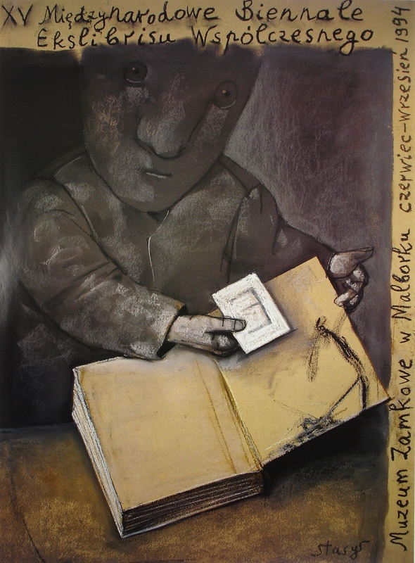 Międzynarodowe Biennale Exlibrisu Współczesnego, XV,  International Biennial Exhibition of Modern Ex Libris, 15th, Eidrigevicius Stasys Międzynarodowe Biennale Exlibrisu Współczesnego, XV,  International Biennial Exhibition of Modern Ex Libris, 15th, Eidrigevicius Stasys