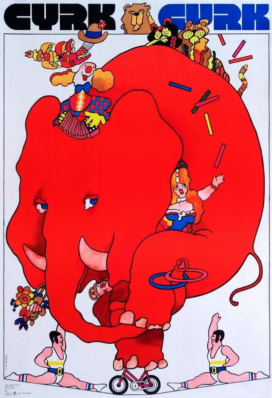 Cyrk Słoń na rowerze, Circus - Elephant on bicycle , Swierzy Waldemar Cyrk Słoń na rowerze, Circus - Elephant on bicycle , Swierzy Waldemar
