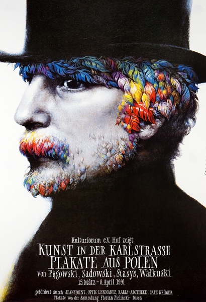 Kunst in der Karlstrasse. Plakate aus Polen, Art in the Karlstrasse. Posters from Poland, Walkuski Wieslaw
